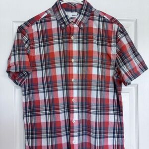 Sonoma Long-Sleeve Plaid Button Down Shirt, Size Medium